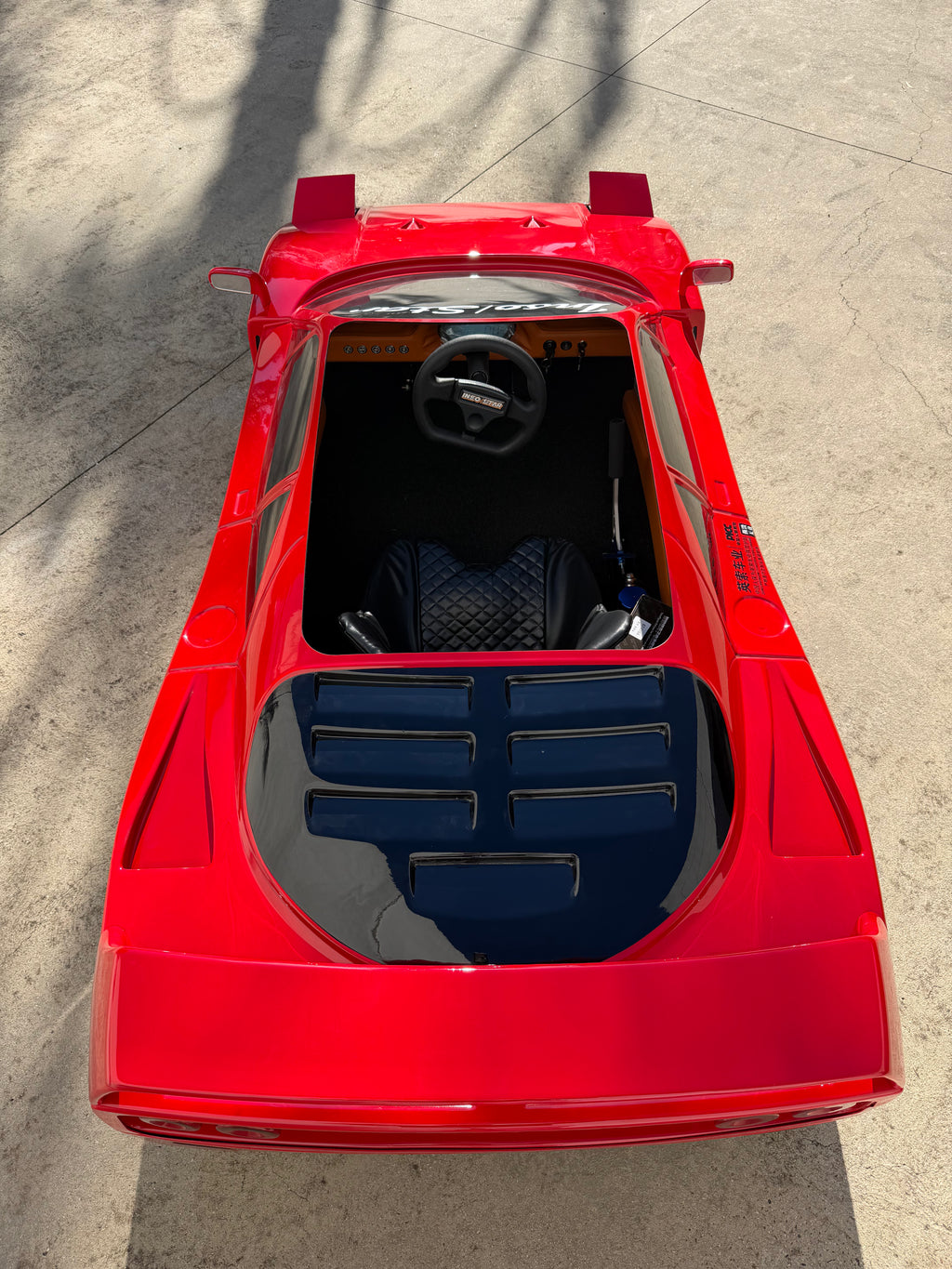 Inso Star F40 Premium Electric Go Kart | 72V Adult Performance Kart