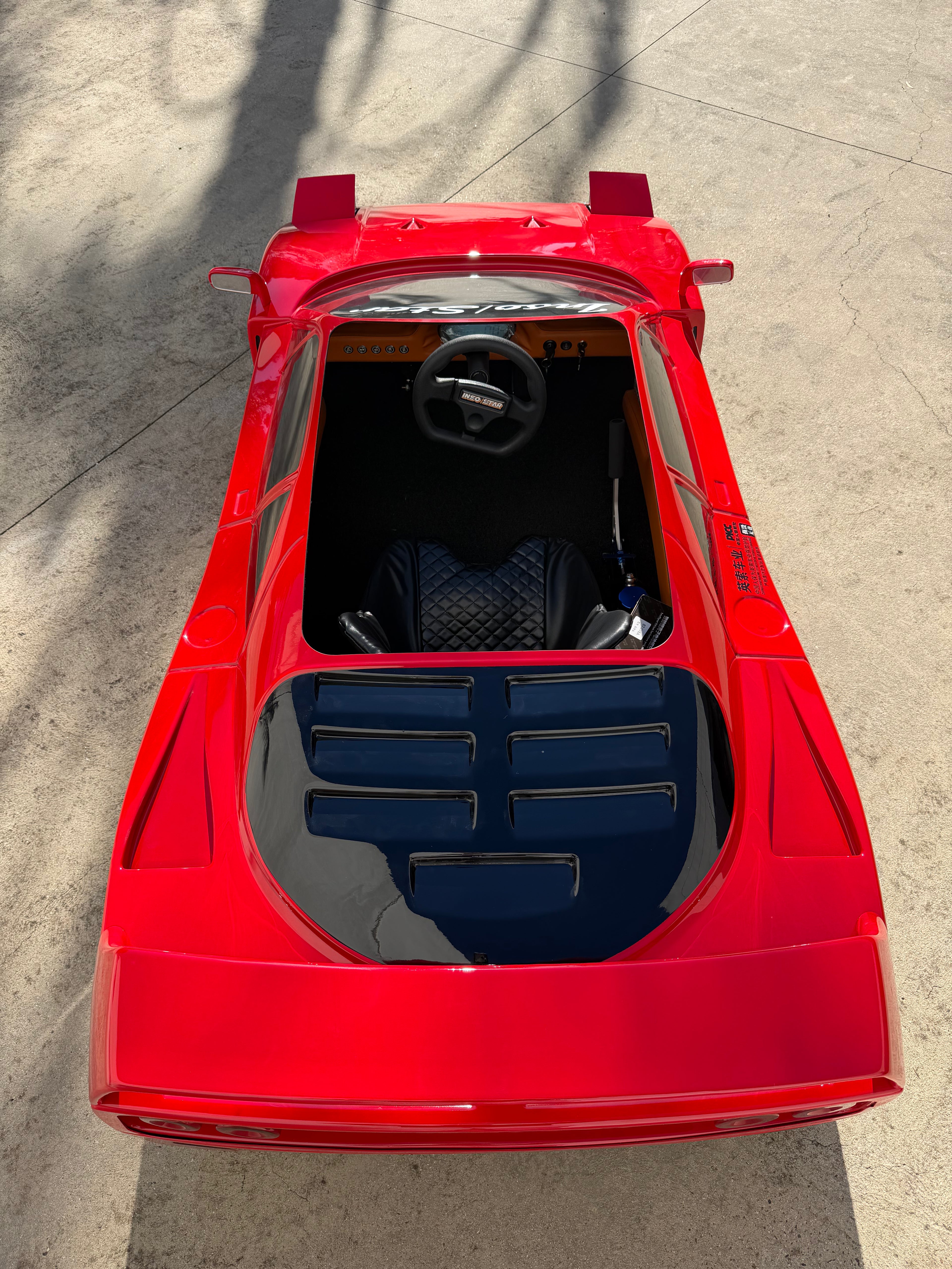 Inso Star F40 Premium Electric Go Kart | 72V Adult Performance Kart